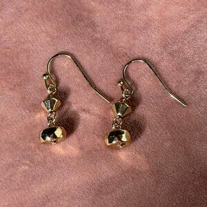 🌸 3 for $15 Earring Bundle – Gold-Tone Geometric Dangle Earrings